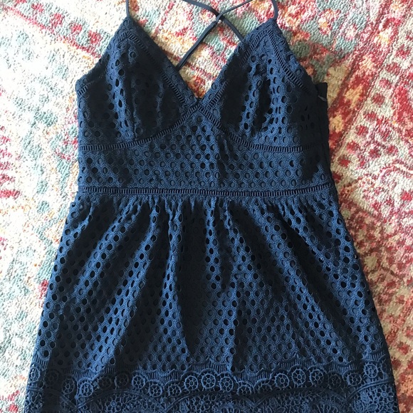 Abercrombie & Fitch Dresses & Skirts - Blue Embroidered Abercrombie Dress